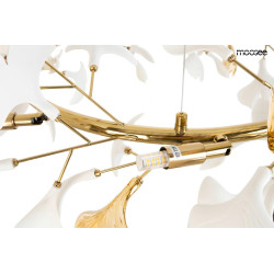 Lampa wisząca glamour FLORA 120 ceramiczna złota Lampa wisząca glamour FLORA 120 ceramiczna złota