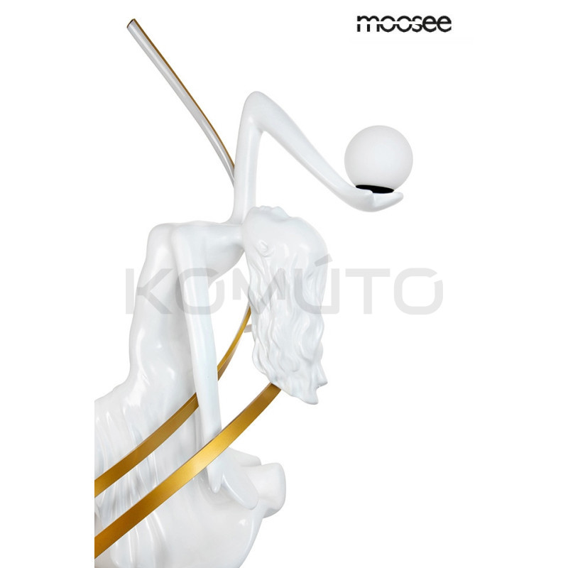 Lampa podłogowa DANCING QUEEN biała