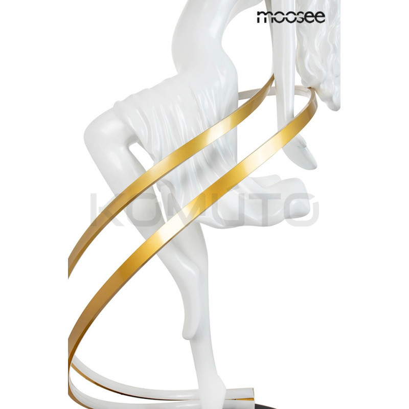 Lampa podłogowa DANCING QUEEN biała