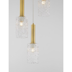 Lampa wisząca Froz 3 złota Lampa wisząca Froz 3 złota