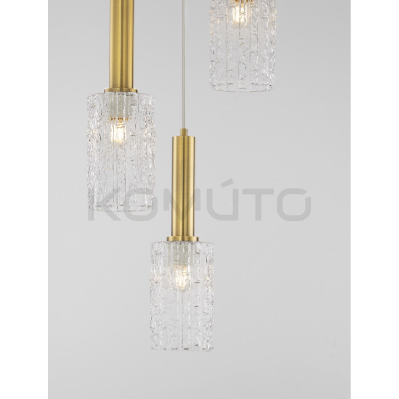 Lampa wisząca Froz 3 złota Lampa wisząca Froz 3 złota