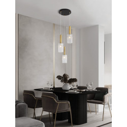 Lampa wisząca Froz 3 złota Lampa wisząca Froz 3 złota