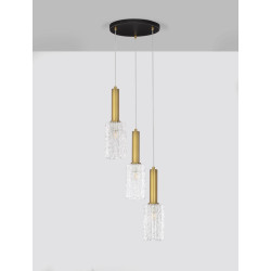 Lampa wisząca Froz 3 złota Lampa wisząca Froz 3 złota