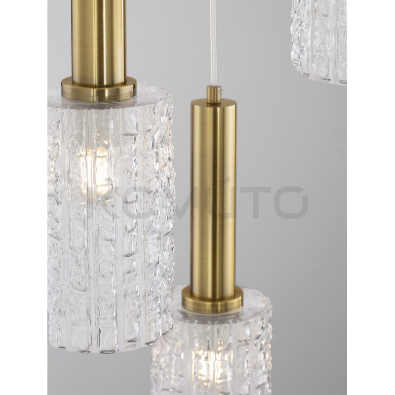 Lampa wisząca Froz 3 złota Lampa wisząca Froz 3 złota