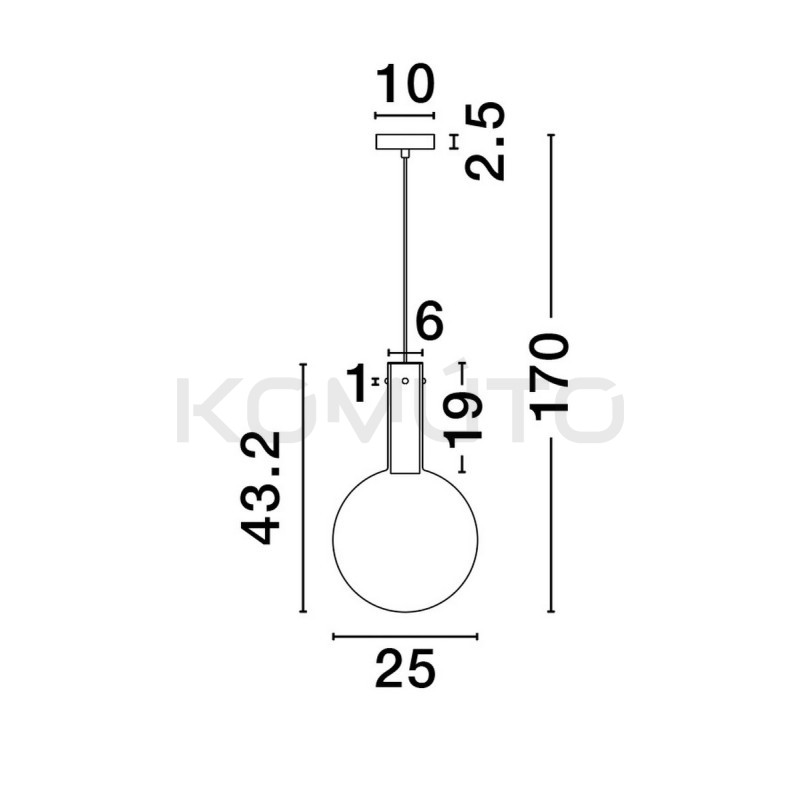 Lampa wisząca Gradient Lampa wisząca Gradient