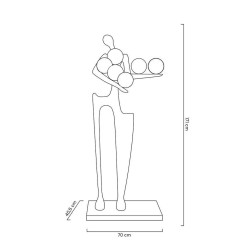 Lampa stojąca rzeźba Człowiek Human DREAMER Lampa stojąca rzeźba Człowiek Human DREAMER