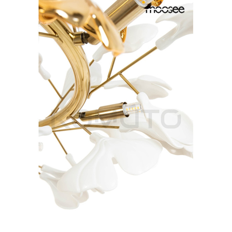 Lampa wisząca glamour FLORA 80 PP złota Lampa wisząca glamour FLORA 80 PP złota