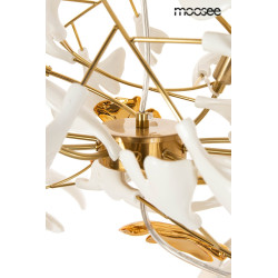 Lampa wisząca pozioma glamour FLORA 250 PP złota