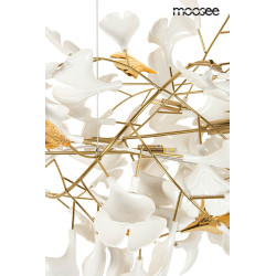 Lampa wisząca pozioma glamour FLORA 250 PP złota