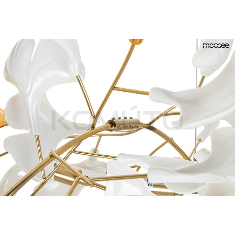 Lampa wisząca pozioma glamour FLORA 250 PP złota