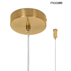 Lampa wisząca pozioma glamour FLORA 250 PP złota