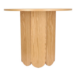 Okrągły stół w stylu Boho dębowy Boryna Okrągły stół w stylu Boho dębowy Boryna