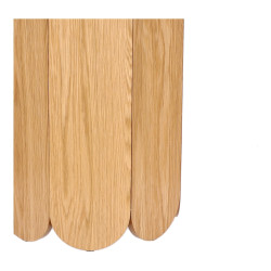 Okrągły stół w stylu Boho dębowy Boryna Okrągły stół w stylu Boho dębowy Boryna