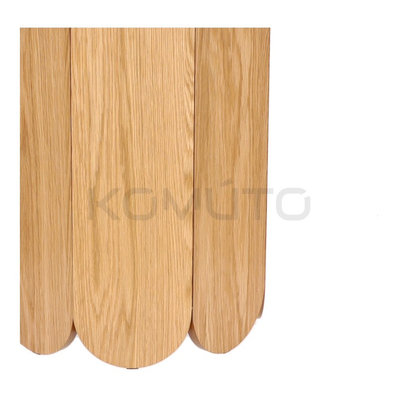 Okrągły stół w stylu Boho dębowy Boryna Okrągły stół w stylu Boho dębowy Boryna