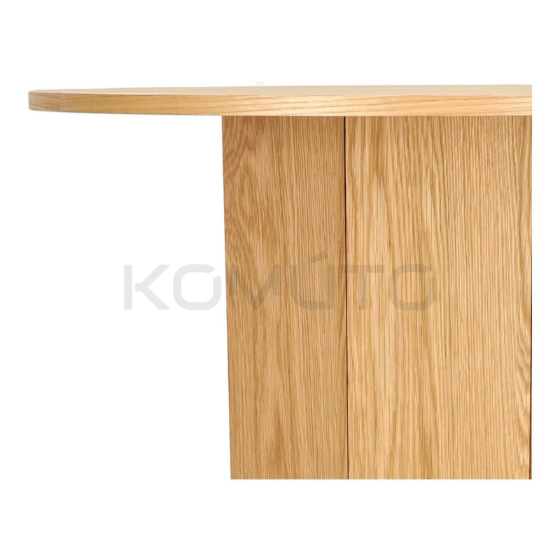 Okrągły stół w stylu Boho dębowy Boryna Okrągły stół w stylu Boho dębowy Boryna