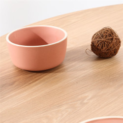 Okrągły stół w stylu Boho dębowy Boryna Okrągły stół w stylu Boho dębowy Boryna