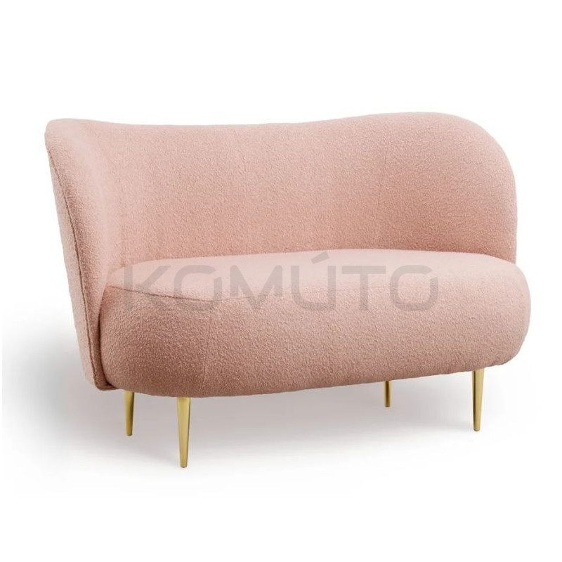 Sofa Boucle Aldo 2 osobowa tapicerowana tkaniną Bouclé Sofa Boucle Aldo 2 osobowa tapicerowana tkaniną Bouclé