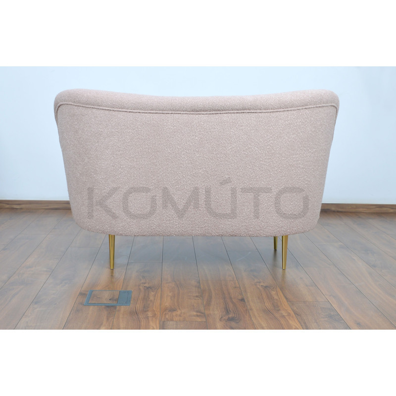 Sofa Boucle Aldo 2 osobowa tapicerowana tkaniną Bouclé Sofa Boucle Aldo 2 osobowa tapicerowana tkaniną Bouclé