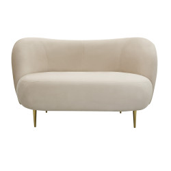 Sofa glamour na wysokich nogach Aldo 2 os.