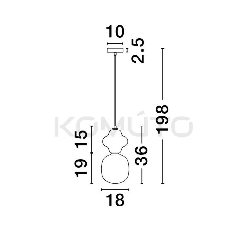 Lampa wisząca Plusy Lampa wisząca Plusy