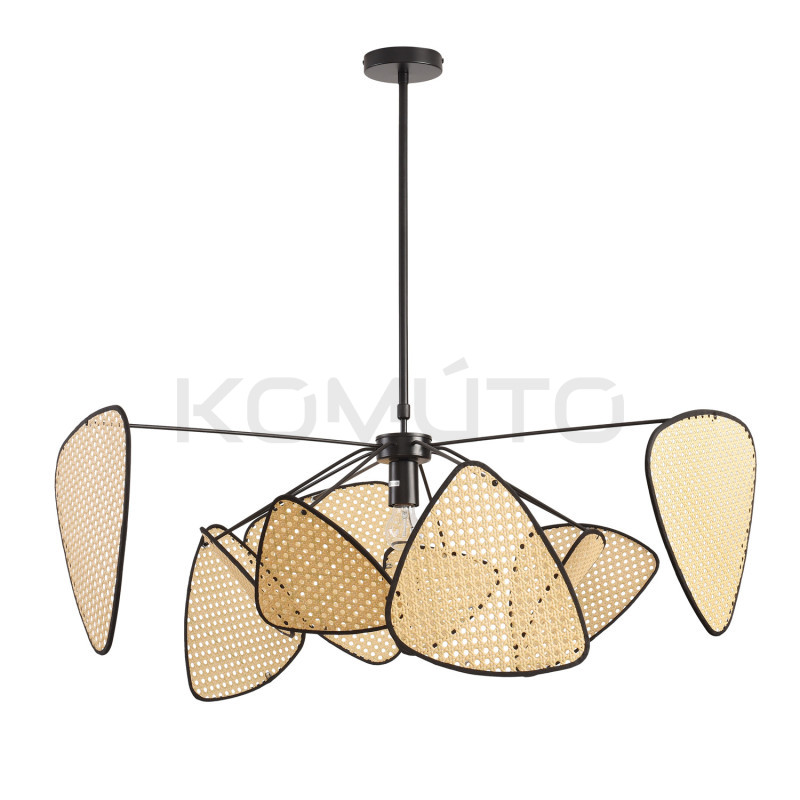 Lampa wisząca NATURA 100 plecionka wiedeńska rattanowa