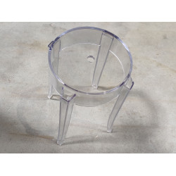 Stołek Inspirowany Projektem Ghost 46 przezroczysty Stołek Inspirowany Projektem Ghost 46 przezroczysty