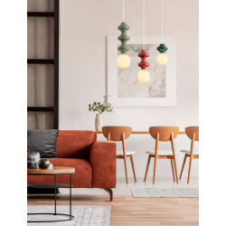 Lampa Triple Plusy kolorowy ceramiczny akcent Lampa Triple Plusy kolorowy ceramiczny akcent