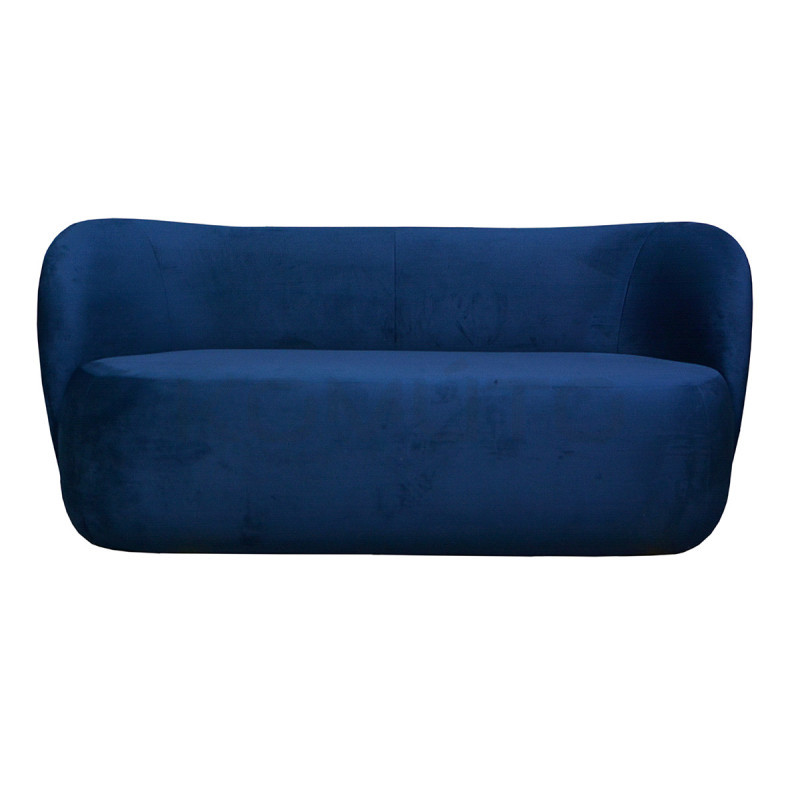 Sofa Art Deco o zaokrąglonych kształtach Alba 3 osobowa