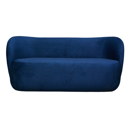 Sofa Art Deco o zaokrąglonych kształtach Alba 3 osobowa