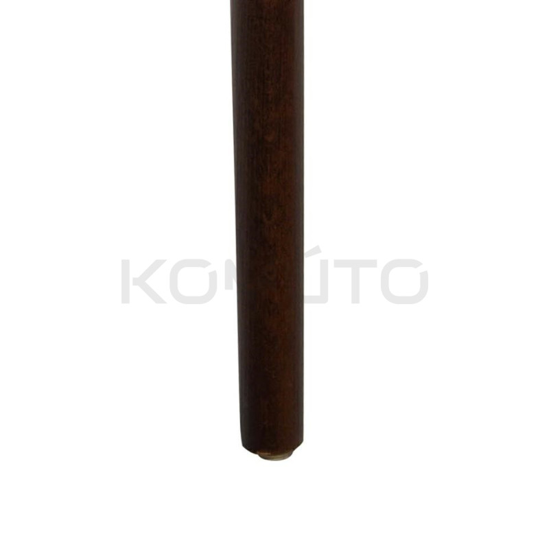 Krzesło INEZ orzech drewniane nowoczesne z poduszką