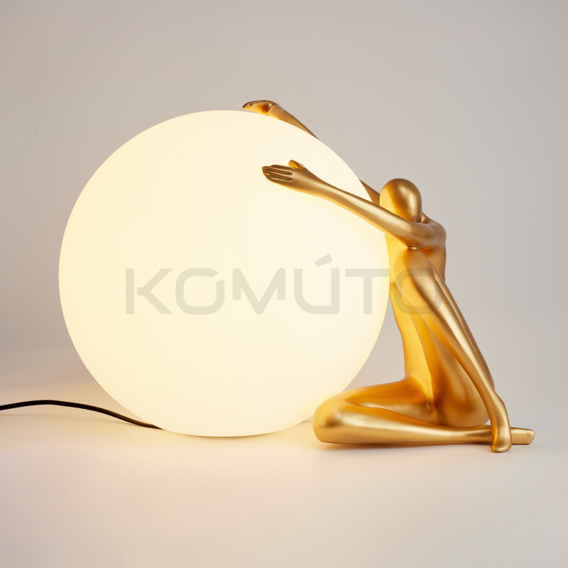 LAMPA STOŁOWA WOMAN średnica białego klosza 47 LAMPA STOŁOWA WOMAN średnica białego klosza 47