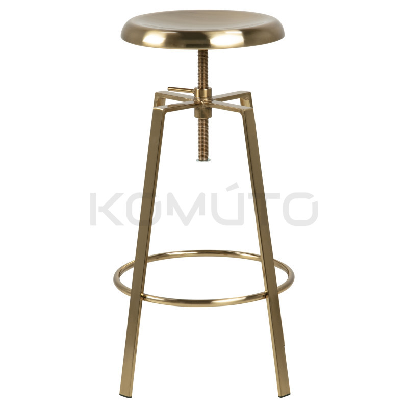 Hoker regulowany Gold złoty nowoczesny metalowy Hoker regulowany Gold złoty nowoczesny metalowy