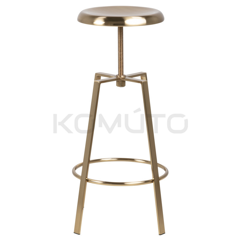 Hoker regulowany Gold złoty nowoczesny metalowy Hoker regulowany Gold złoty nowoczesny metalowy