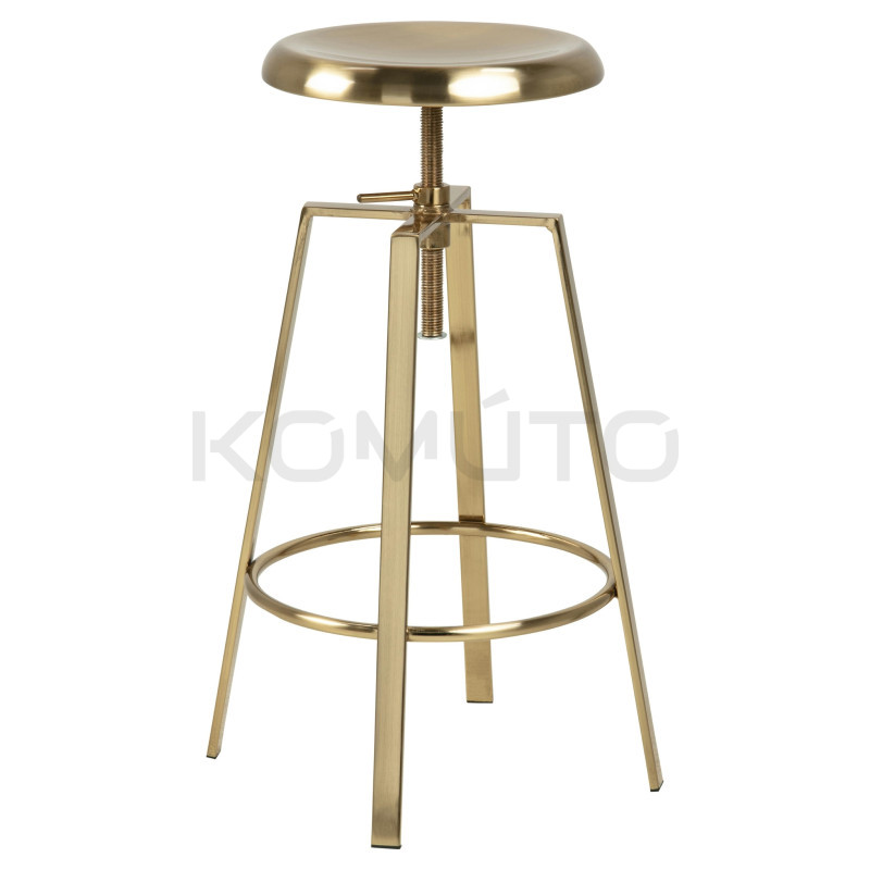 Hoker regulowany Gold złoty nowoczesny metalowy Hoker regulowany Gold złoty nowoczesny metalowy