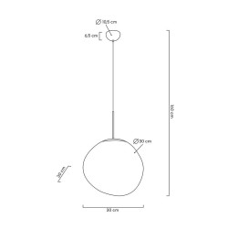 Lampa Fusion 30 – designerskie oświetlenie z efektem szkła Lampa Fusion 30 – designerskie oświetlenie z efektem szkła