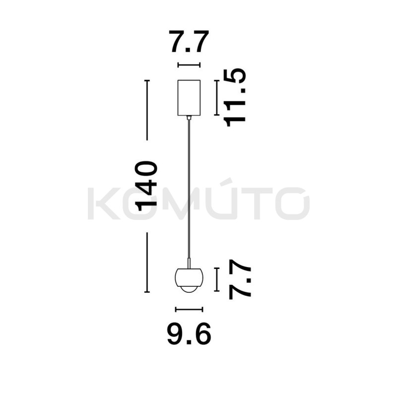 Lampa wisząca Eye oczko Lampa wisząca Eye oczko