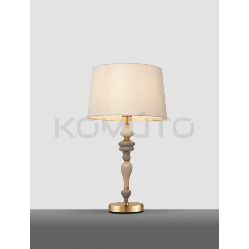 Lampa stołowa Piękna beżowa