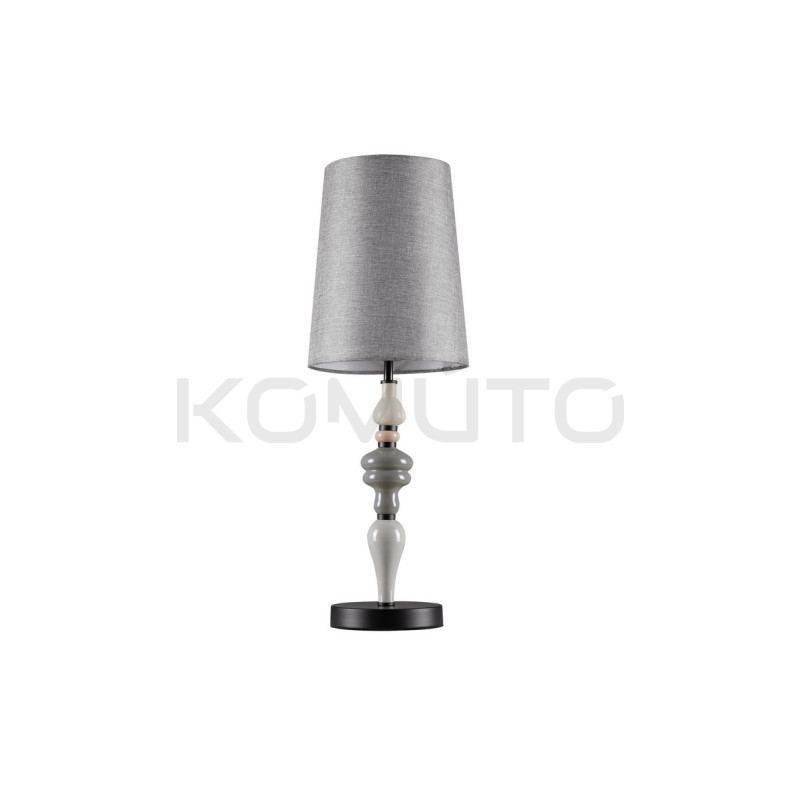 Lampa stołowa Piękna Slim szara