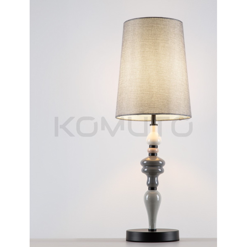Lampa stołowa Piękna Slim szara