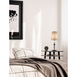 Lampa stołowa Piękna Slim szara