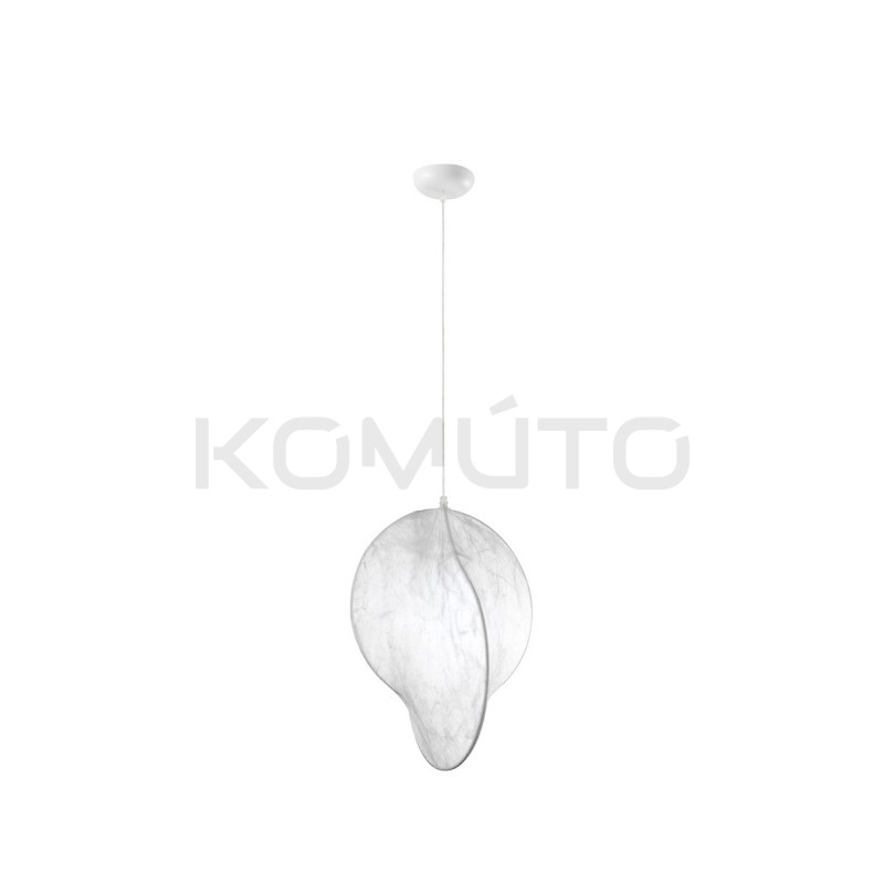 Lampa wisząca Over S1 z jedwabiu