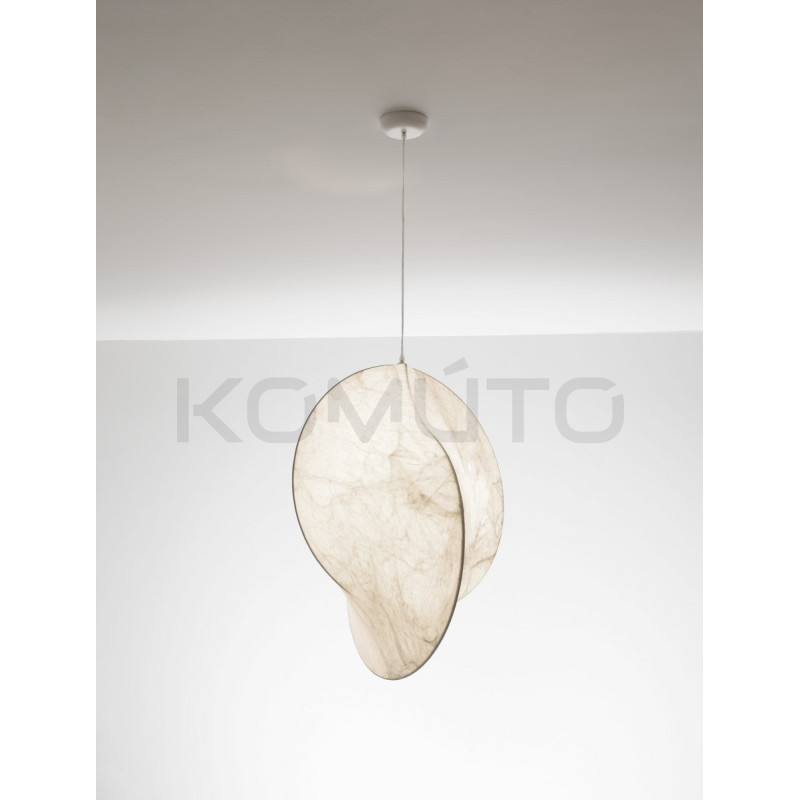 Lampa wisząca Over S2  z jedwabiu Lampa wisząca Over S2  z jedwabiu