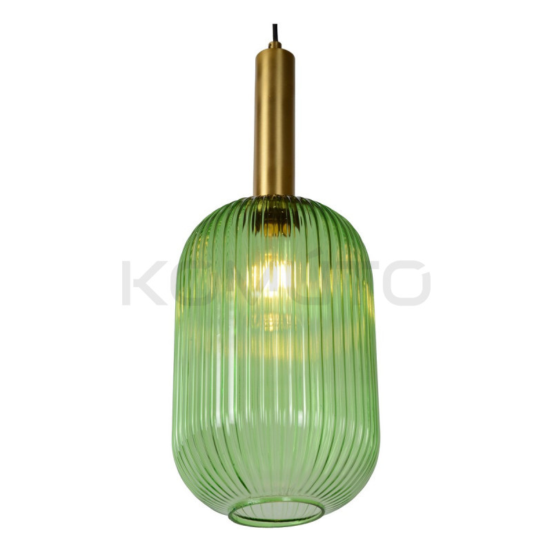 Szklana lampa wisząca Mohito Slim zielona Szklana lampa wisząca Mohito Slim zielona