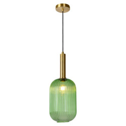 Szklana lampa wisząca Mohito Slim zielona Szklana lampa wisząca Mohito Slim zielona