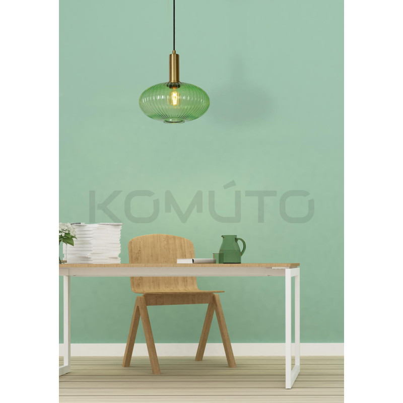 Szklana lampa wisząca Mohito SPHERE zielona Szklana lampa wisząca Mohito SPHERE zielona