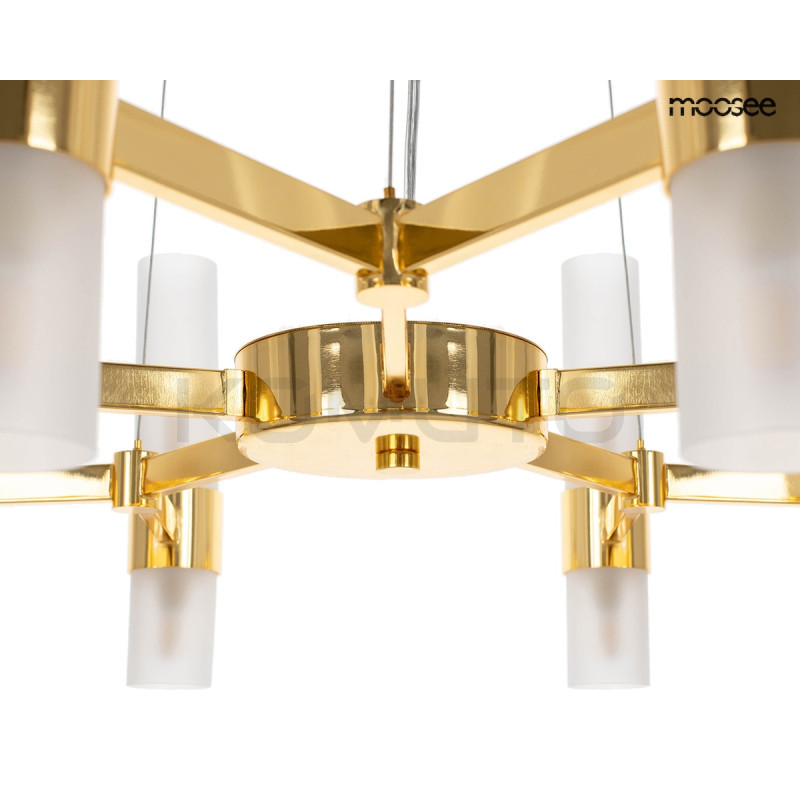 Lampa wisząca złota TUBS 10 Lampa wisząca złota TUBS 10