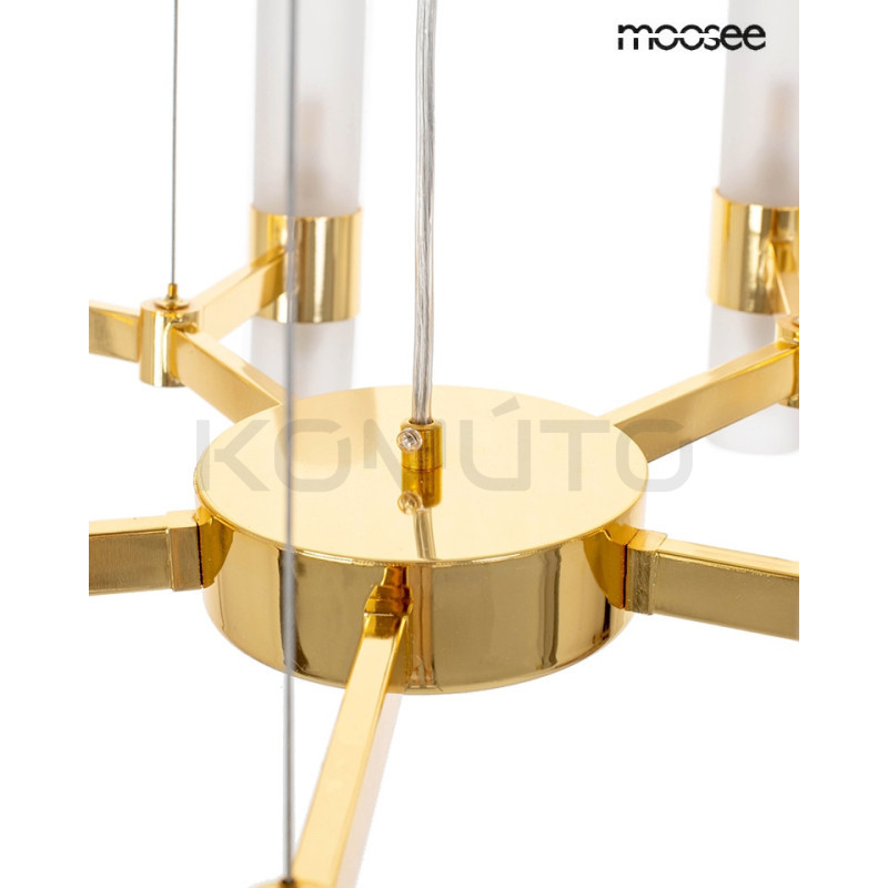 Lampa wisząca złota TUBS 10 Lampa wisząca złota TUBS 10