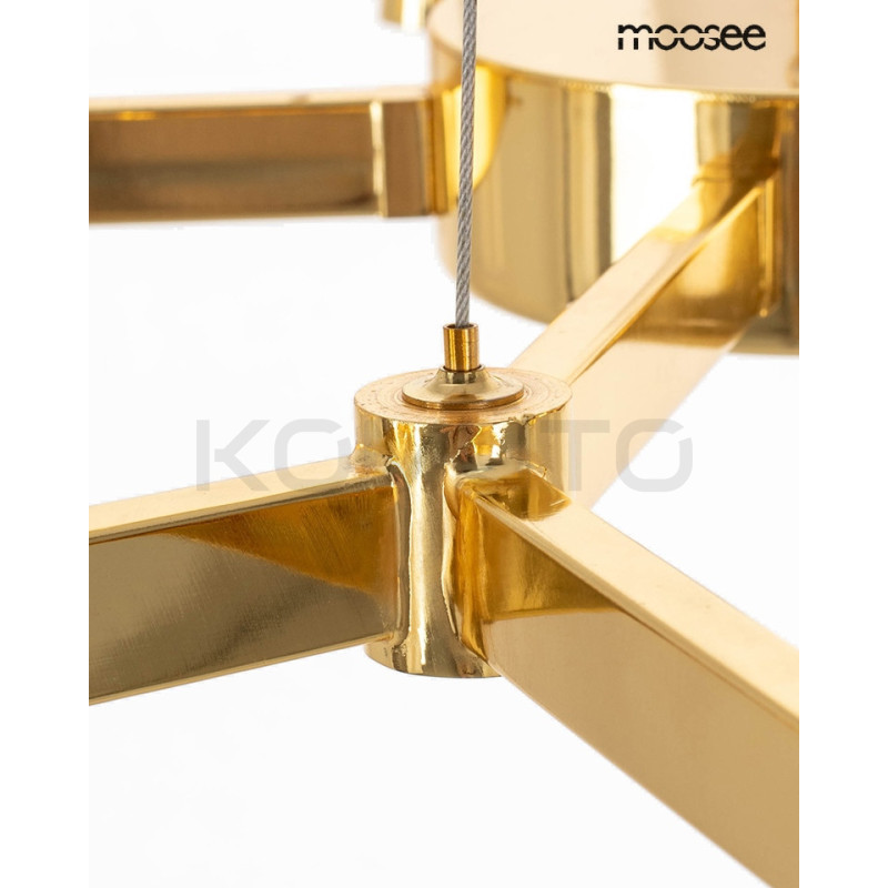 Lampa wisząca złota TUBS 10 Lampa wisząca złota TUBS 10