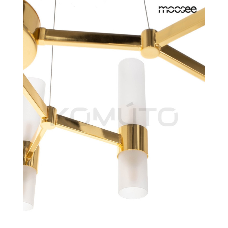 Lampa wisząca TUBS 18 złota Lampa wisząca TUBS 18 złota