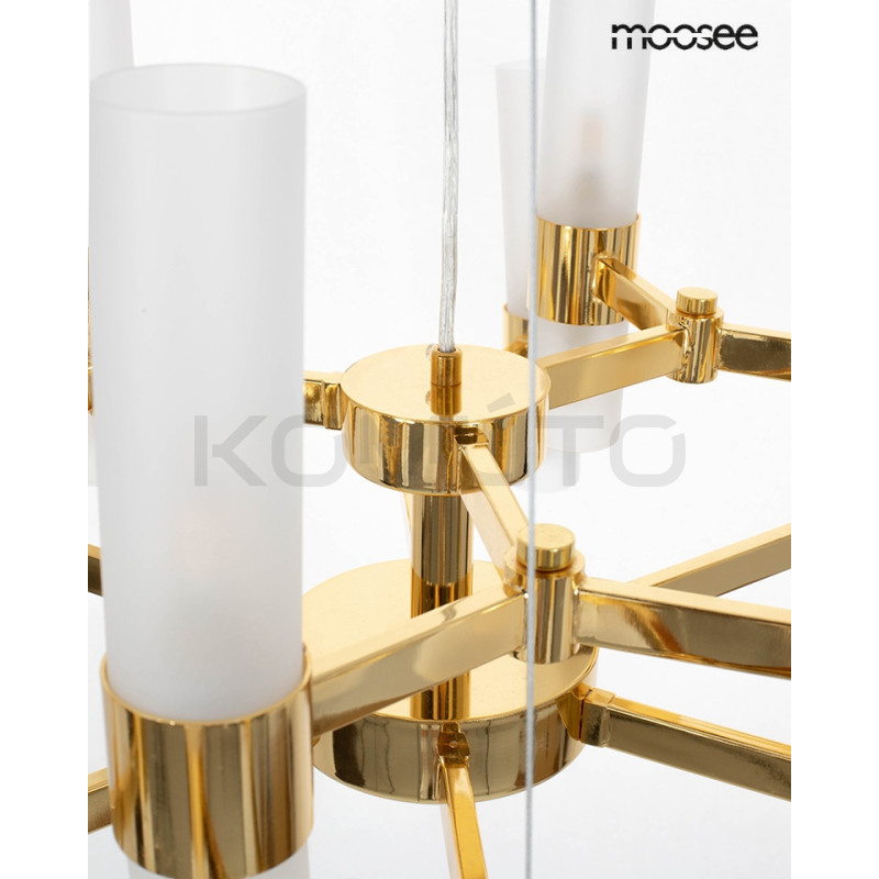 Lampa wisząca TUBS 18 złota Lampa wisząca TUBS 18 złota